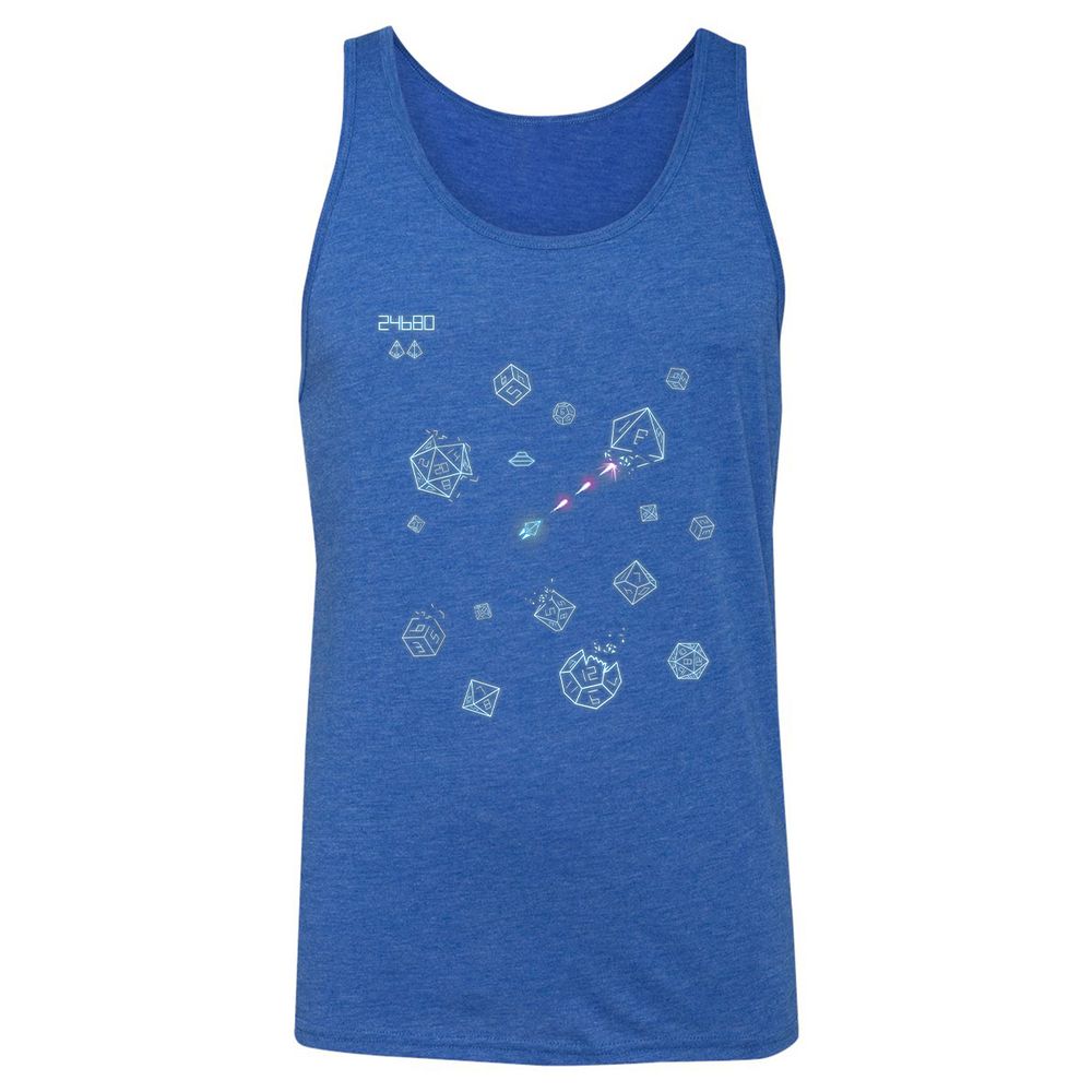 The Dices Game Unisex Jersey Tank - True Royal Triblend - 12