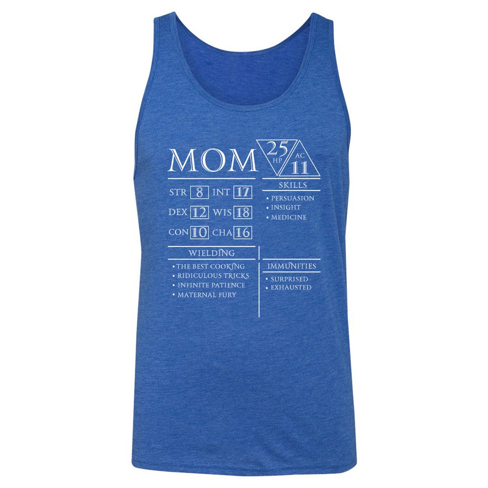 Mom Stats - True Royal Triblend - 12