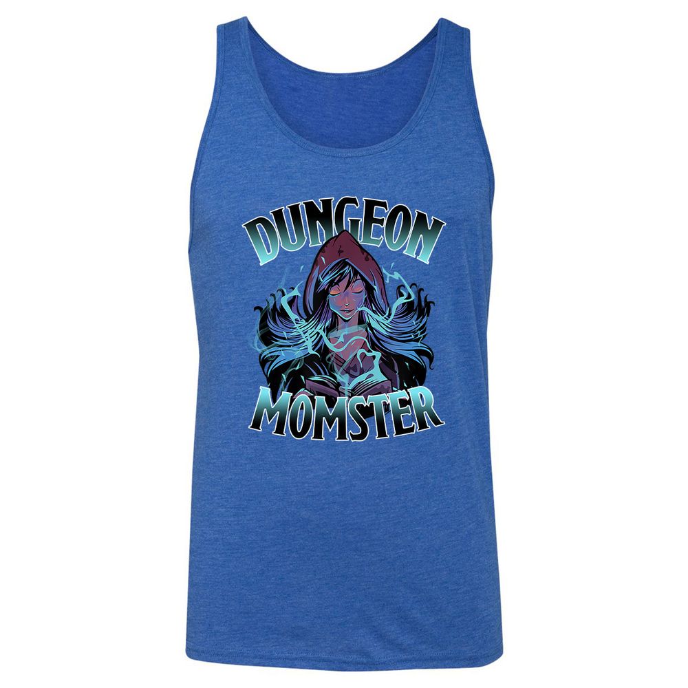 Dungeon Momster Unisex Jersey Tank - True Royal Triblend - 12