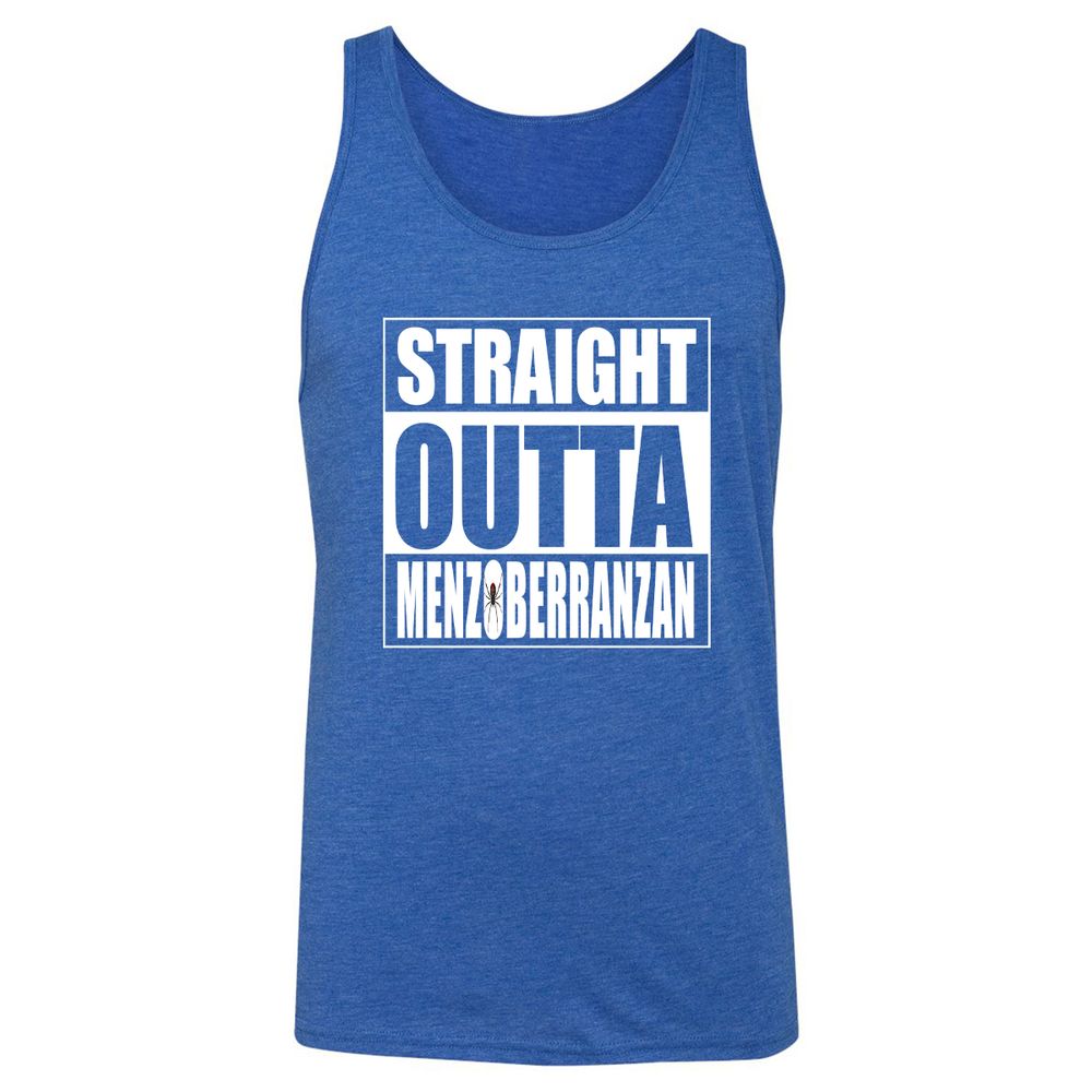 Straight Outta Menzoberranzan Unisex Jersey Tank - True Royal Triblend - 12