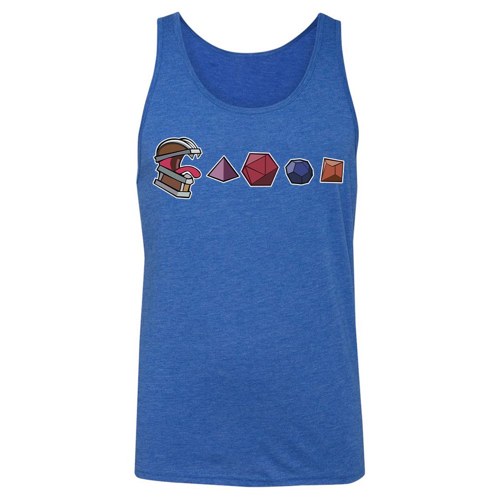 Mimic And Dices Unisex Jersey Tank - True Royal Triblend - 12