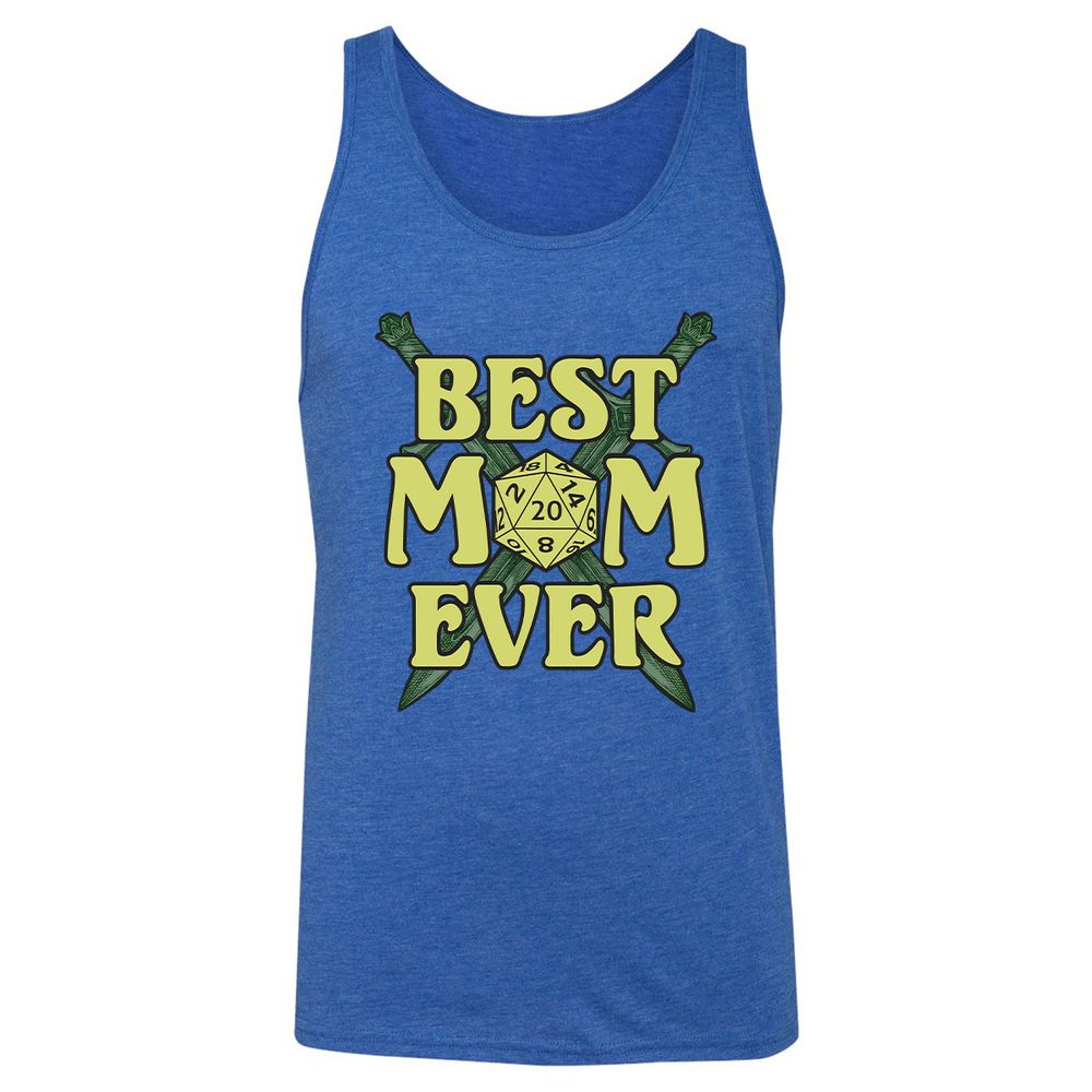 Best Mom Ever Unisex Jersey Tank - True Royal Triblend - 12