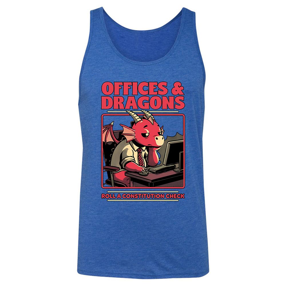 Dragon Office - True Royal Triblend - 12