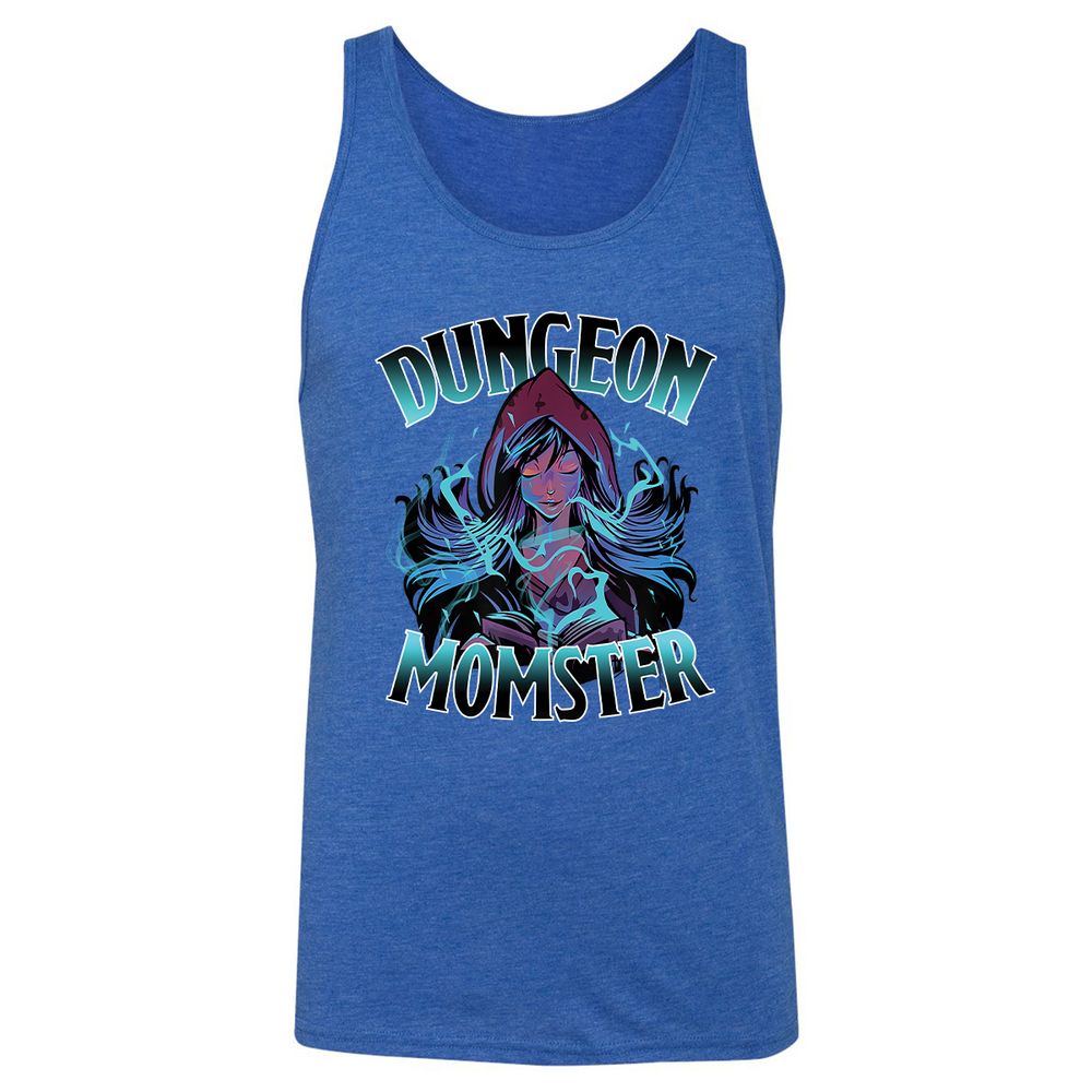 Dungeon Momster Unisex Jersey Tank - True Royal Triblend - 12