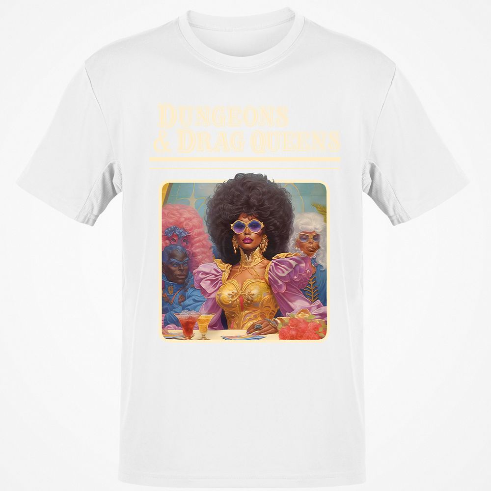 Dungeons & Drag Queens Classic Unisex T-Shirt - White - 12