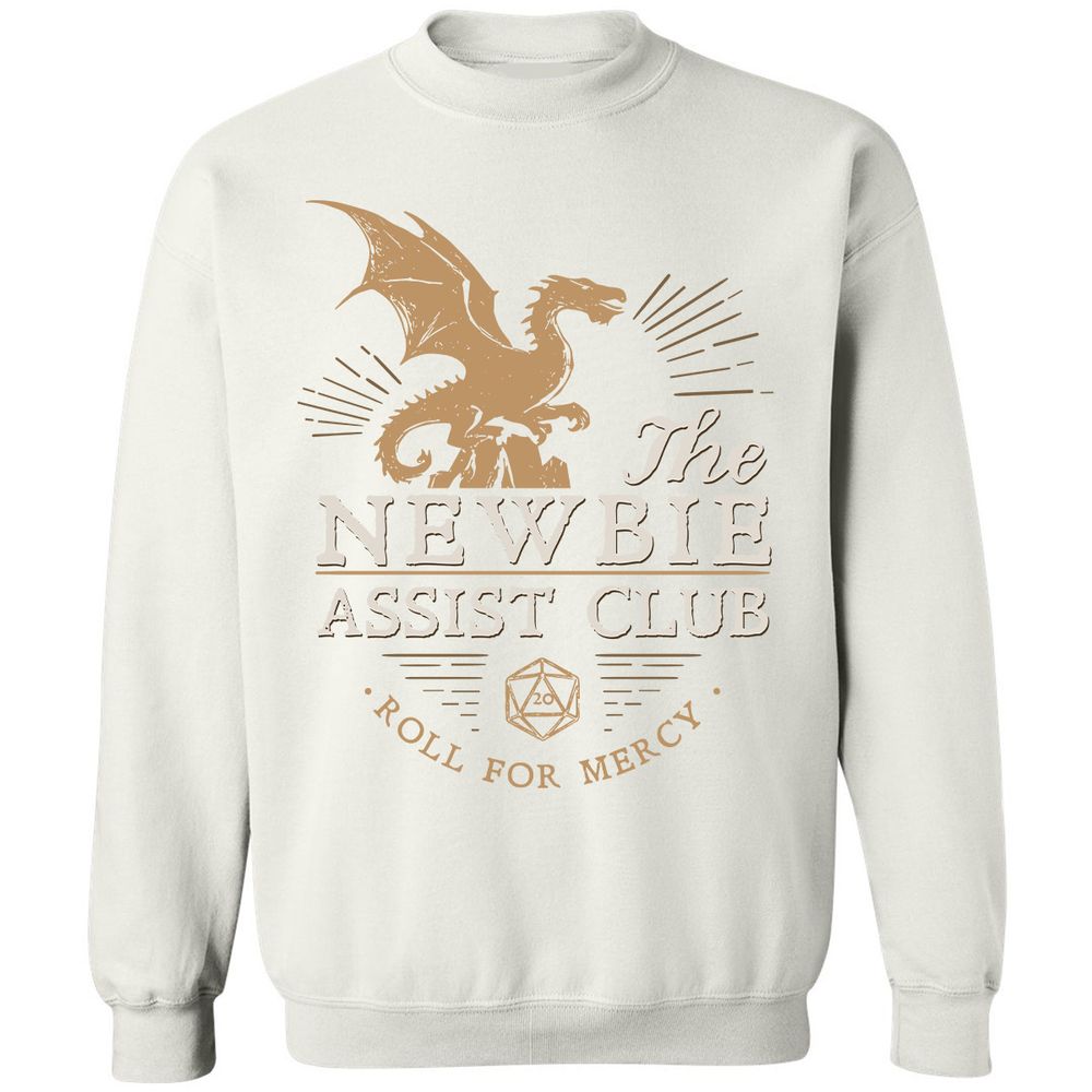 The Newbie Assist Club Classic Unisex Sweatshirt - White - 12