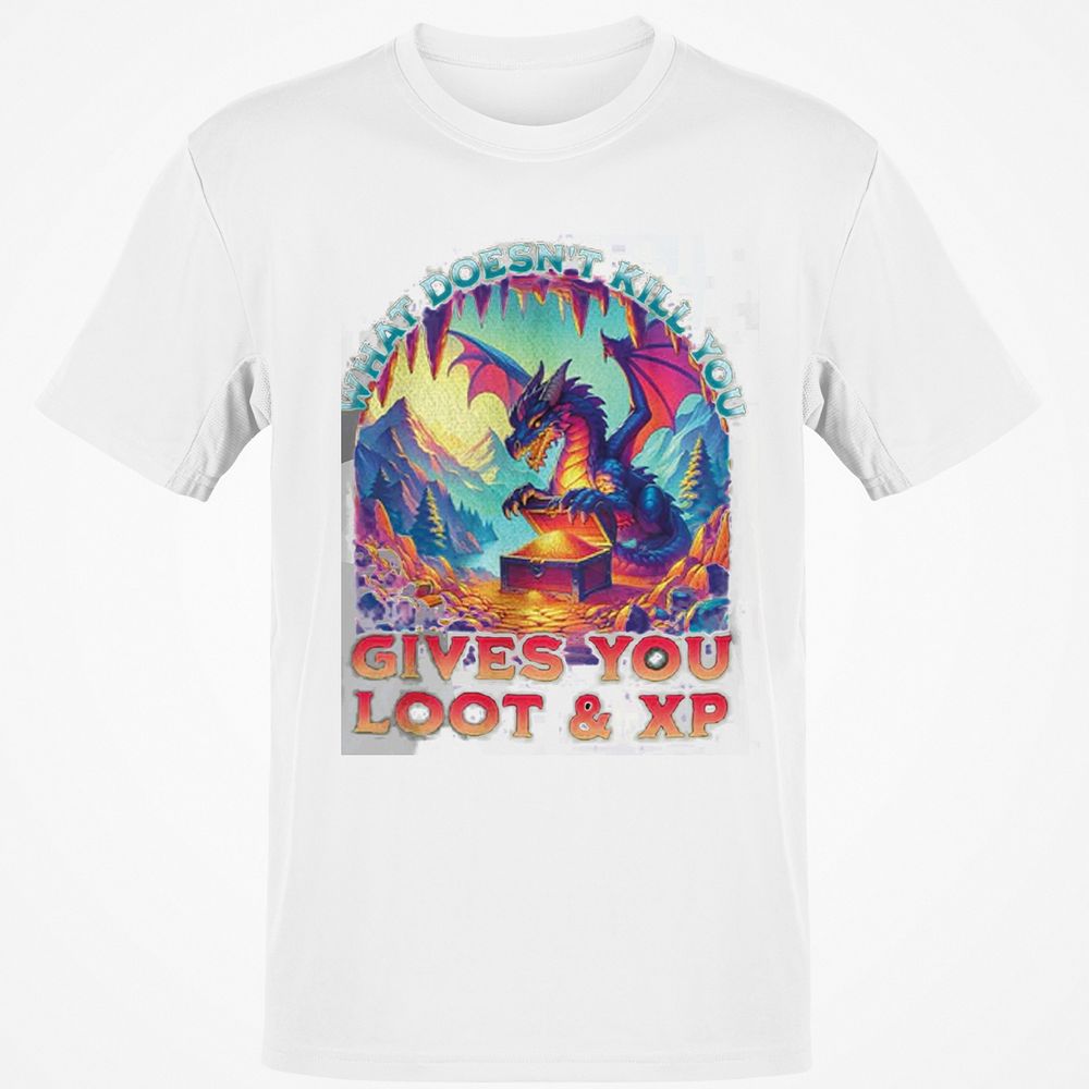 What Doesn't Kill You Give You Loot & XP Classic Unisex T-Shirt - White - 12