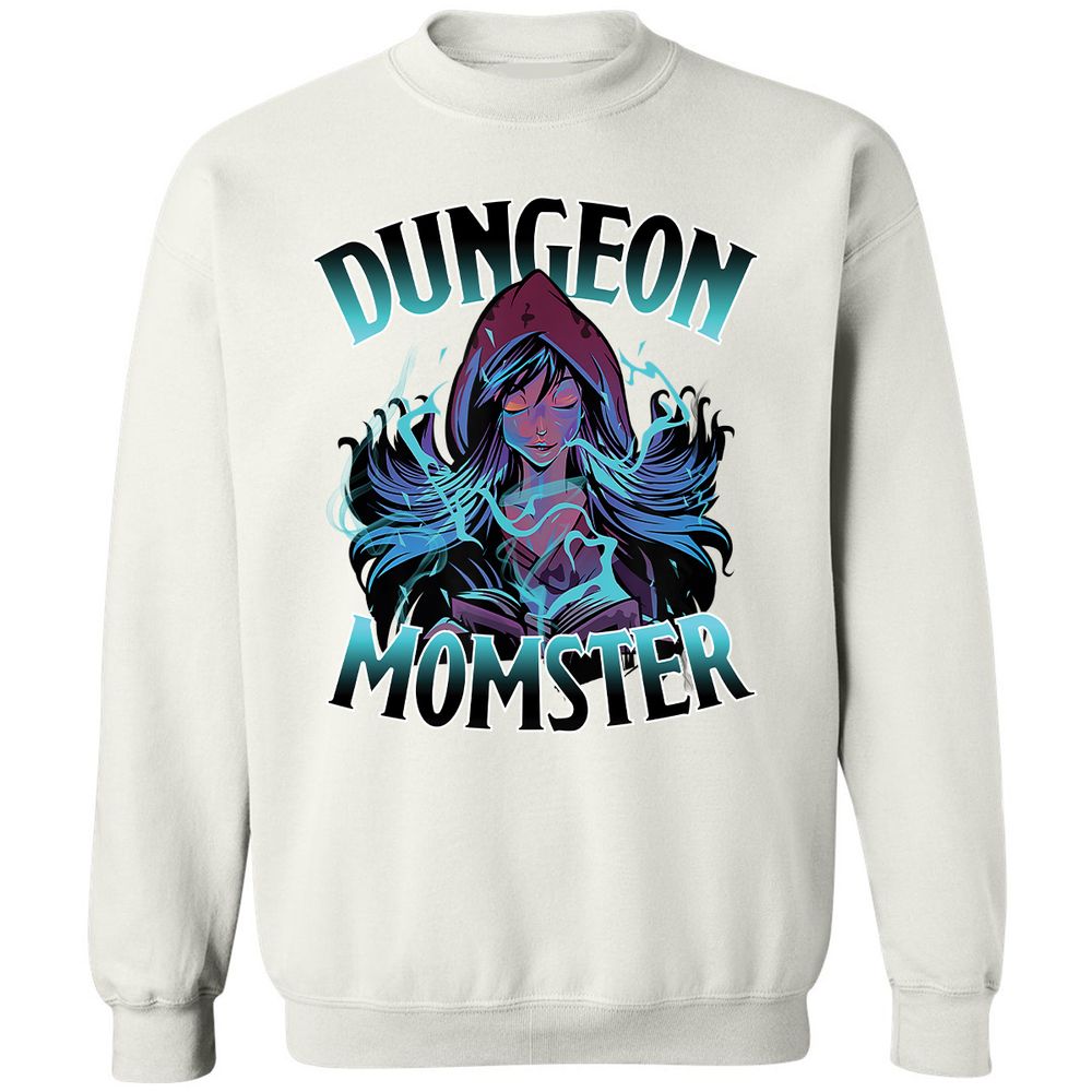 Dungeon Momster Classic Unisex Sweatshirt - White - 12
