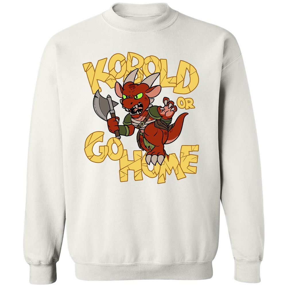 Kobold Or Go Home Classic Unisex Sweatshirt - White - 12