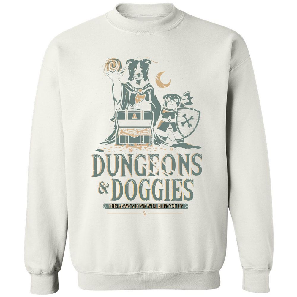 Dungeons & Doggies Classic Unisex Sweatshirt - White - 12