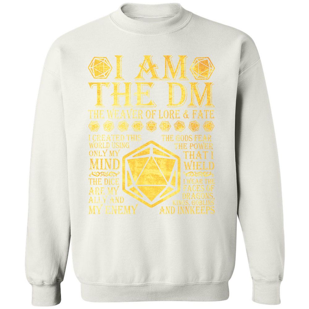 I Am The DM Classic Unisex Sweatshirt - White - 12