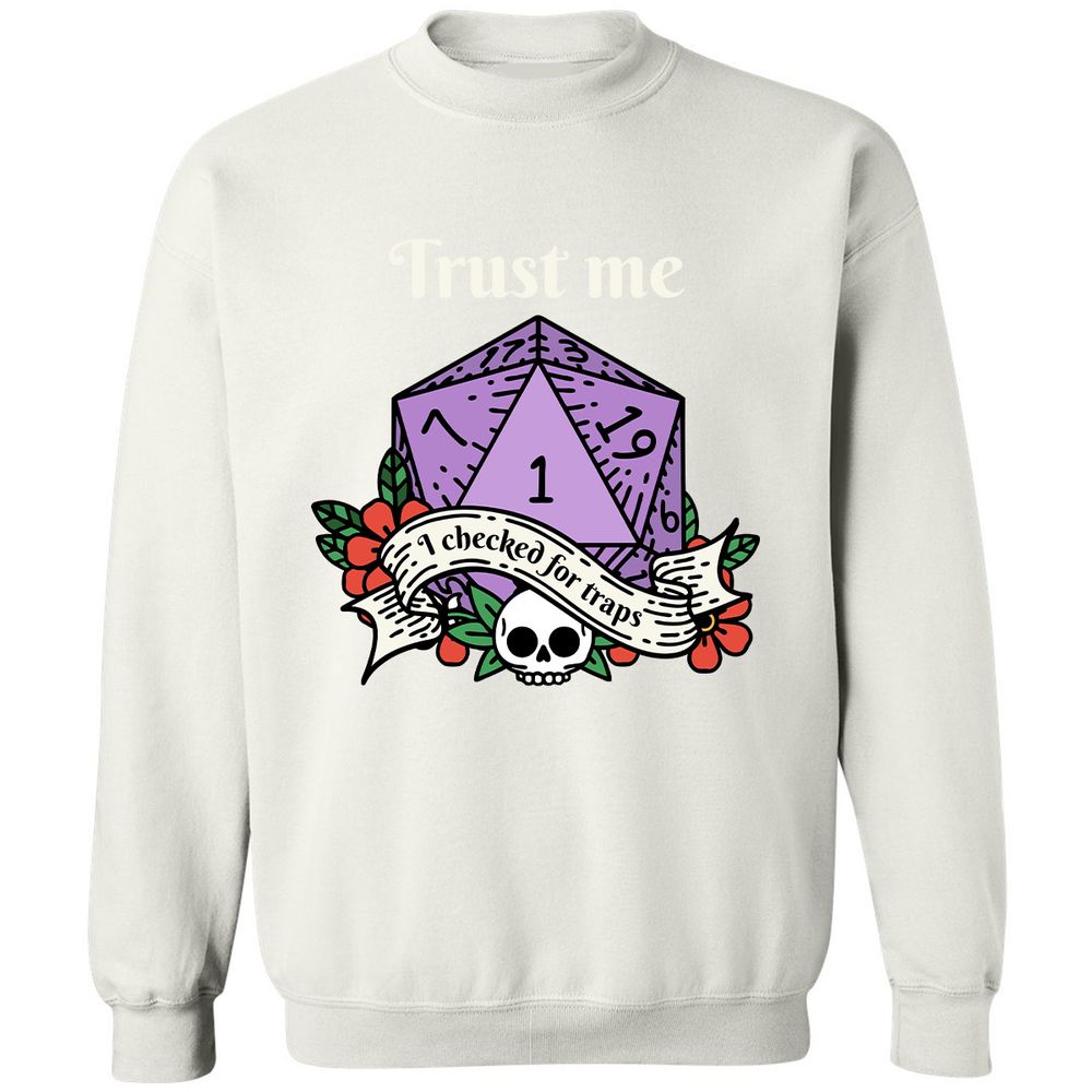 Trust Me I Checked for Traps - White - 12