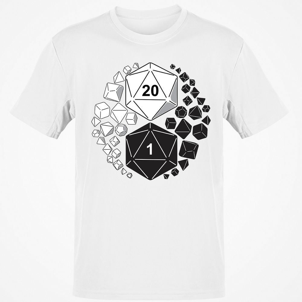Gaming Yin Yang T-Shirt - White - 12