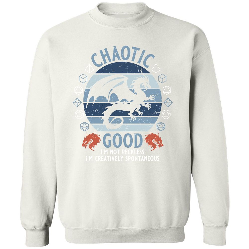 Chaotic Good 2 Classic Unisex Sweatshirt - White - 12