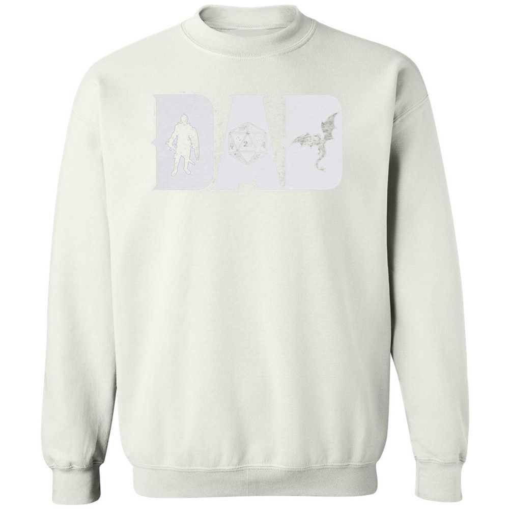 Dad Fathers Day Classic Unisex Sweatshirt - White - 12
