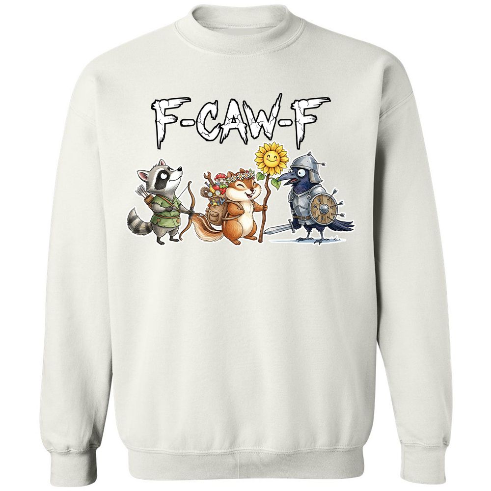 F-CAW-F Adventuring party Classic Unisex Sweatshirt - White - 12