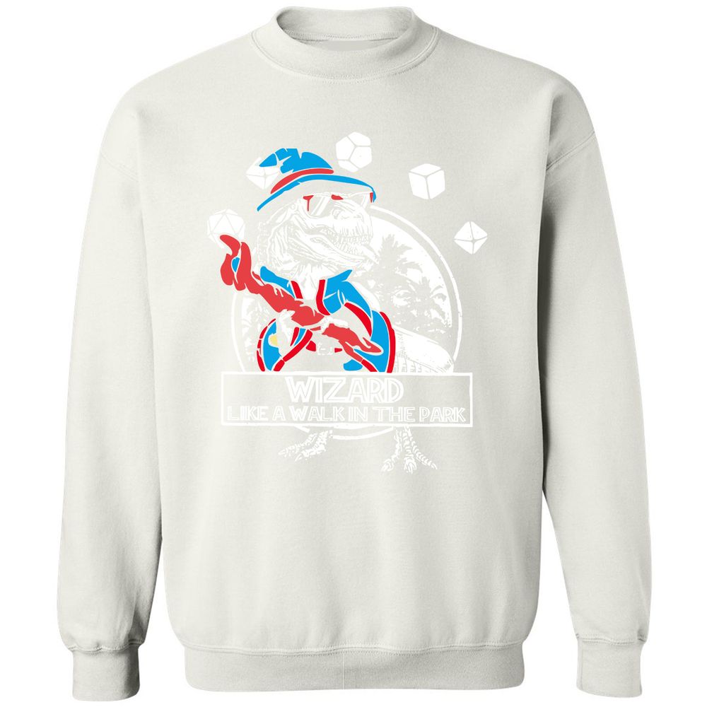 Wizard Like The Walk In The Park Classic Unisex Sweatshirt - White - 12