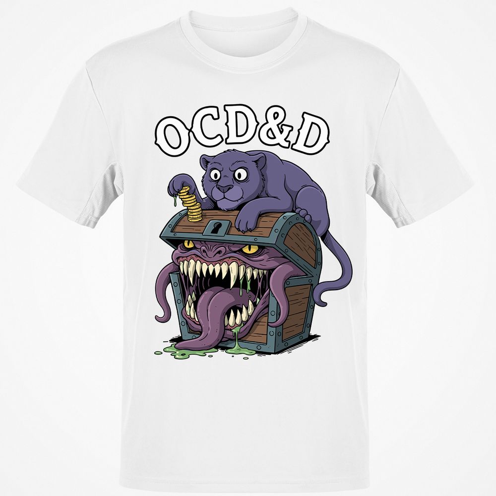 OCD&D Classic Unisex T-Shirt - White - 12