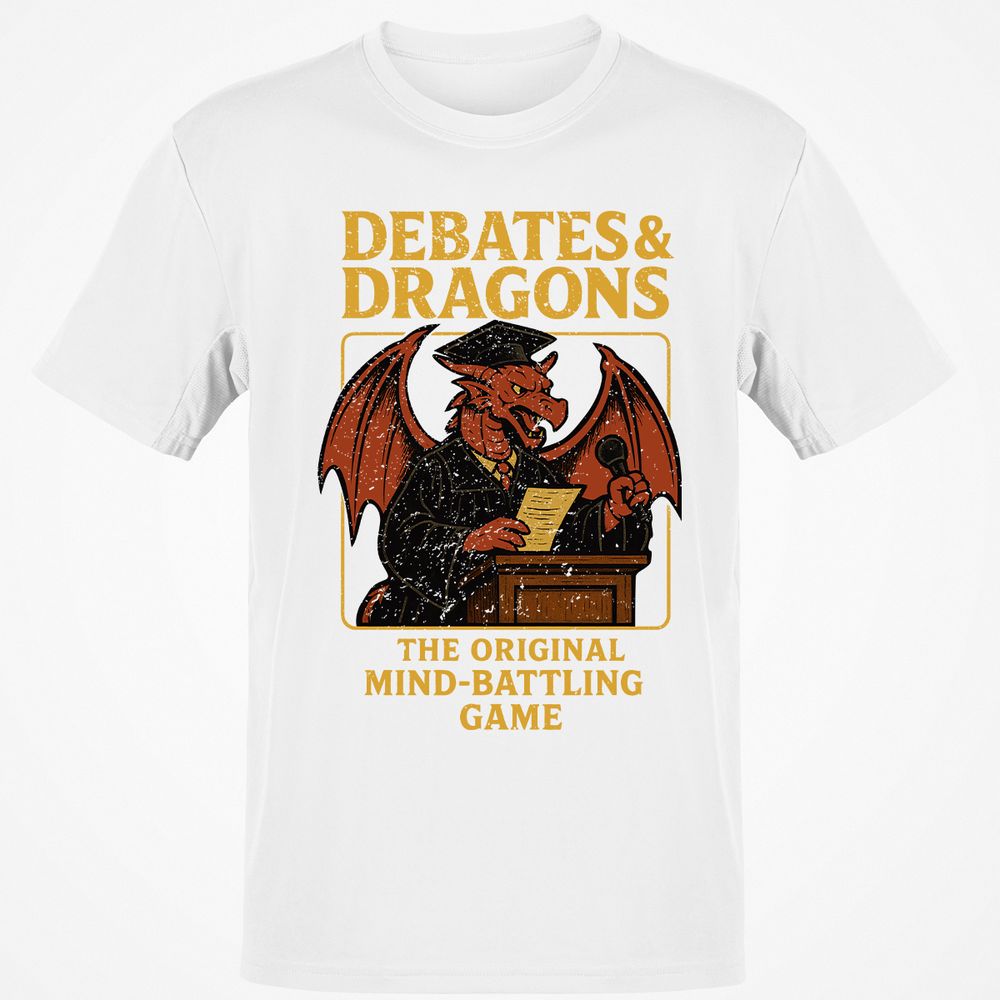Debates & Dragons Classic Unisex T-Shirt - White - 12