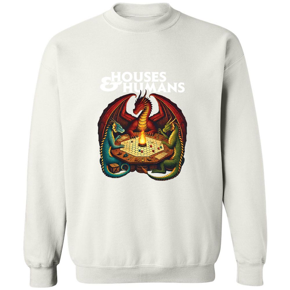 Houses & Humans Classic Unisex Sweatshirt - White - 12