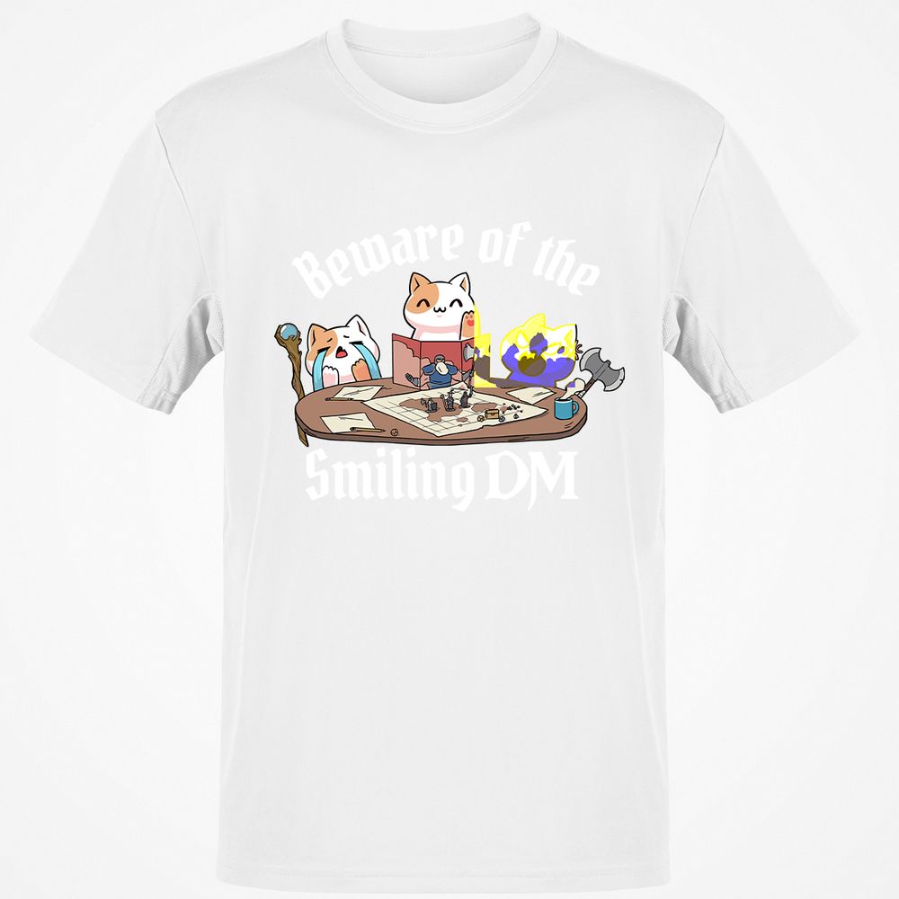 Beware of the Smiling DM - White - 12