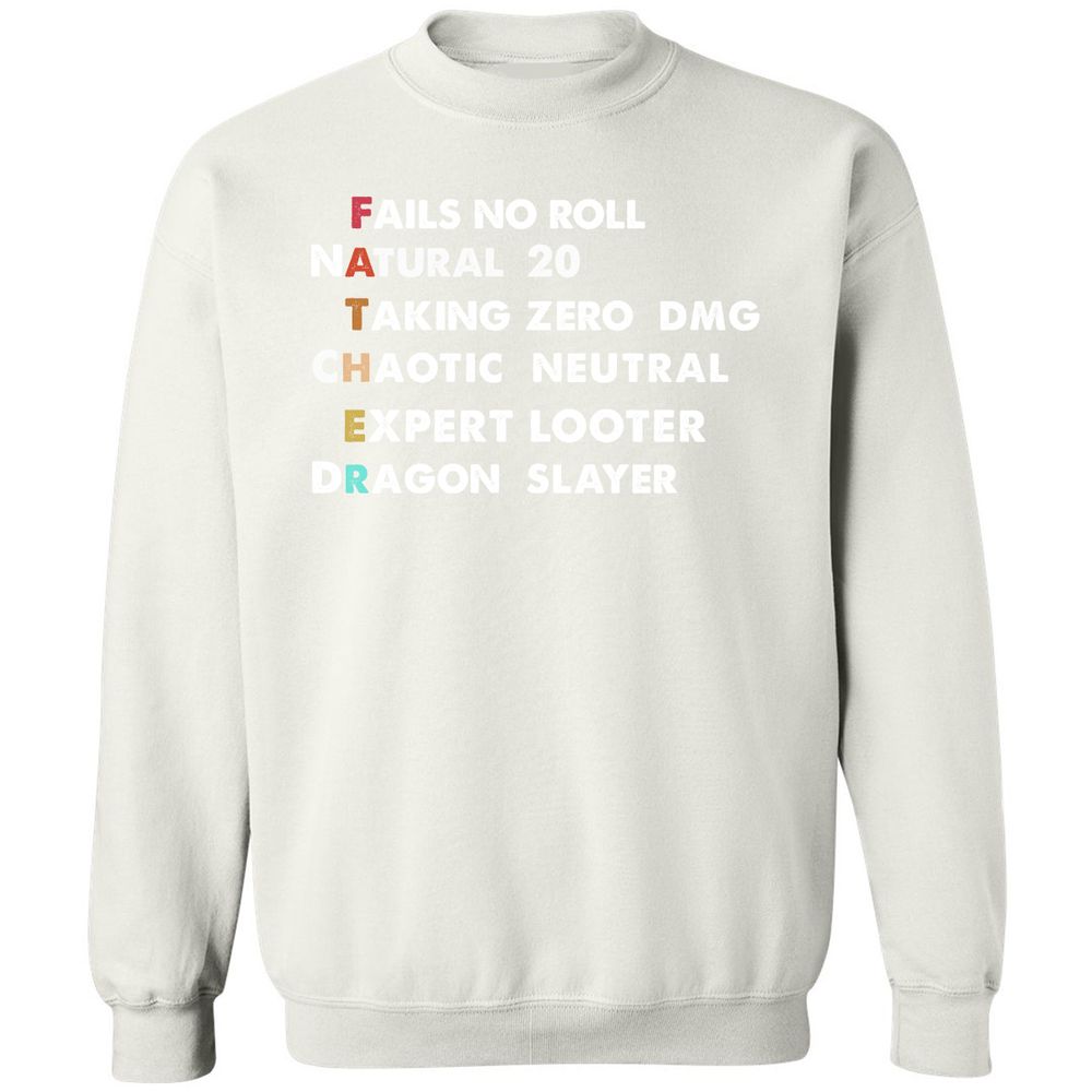 Father D&D Classic Unisex Sweatshirt - White - 12