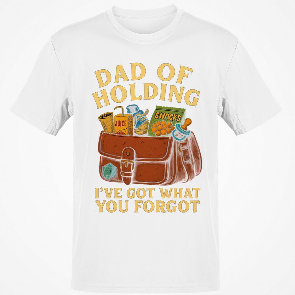 Dad Of Holding Classic Unisex T-Shirt - White - 12