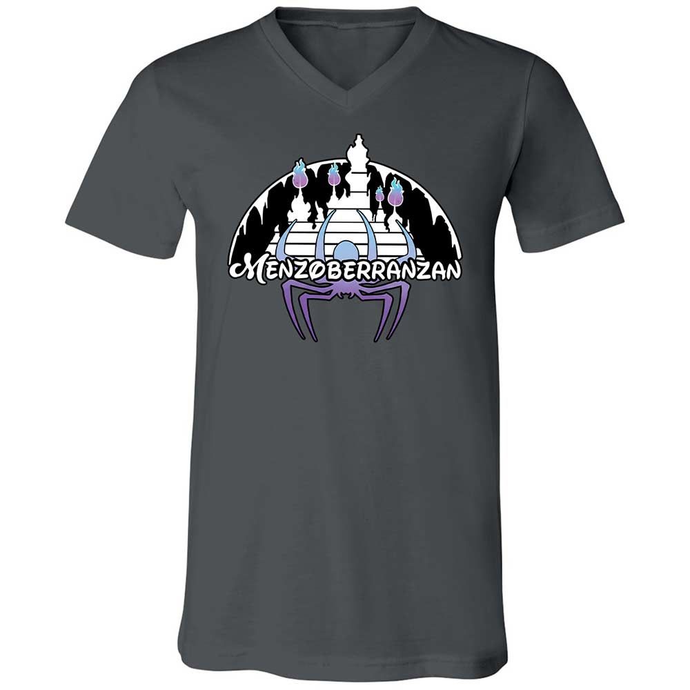 Menzoberranzan Unisex V-Neck T-Shirt - Asphalt - 13