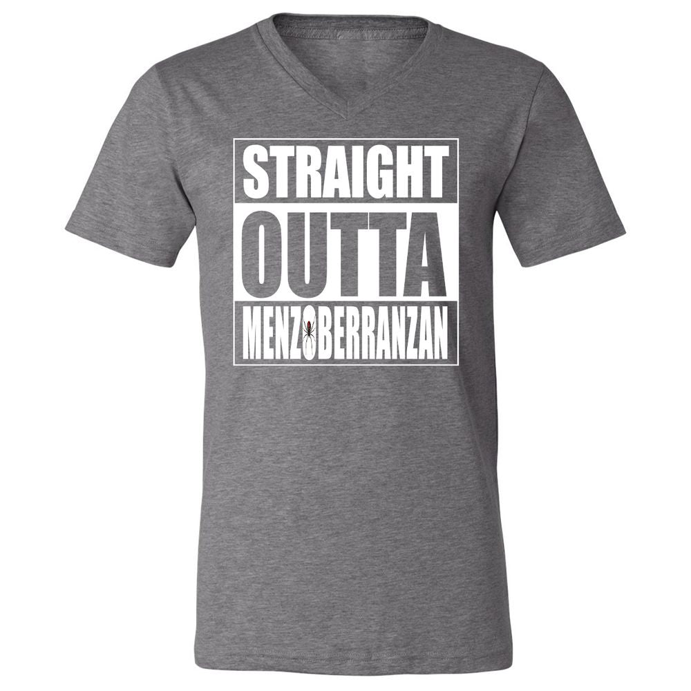 Straight Outta Menzoberranzan Unisex V-Neck T-Shirt - Deep Heather - 13