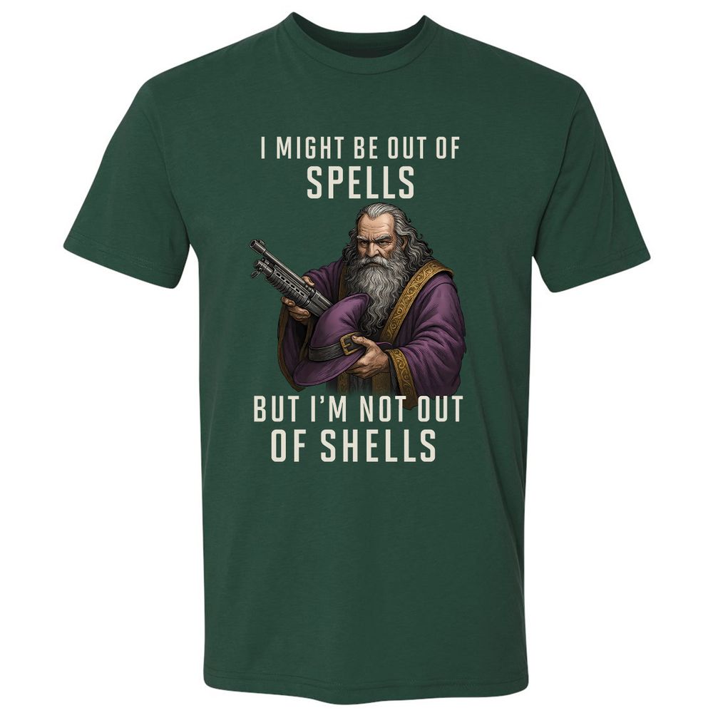 Not Out Of Shells Premium Unisex T-Shirt - Forest Green - 13