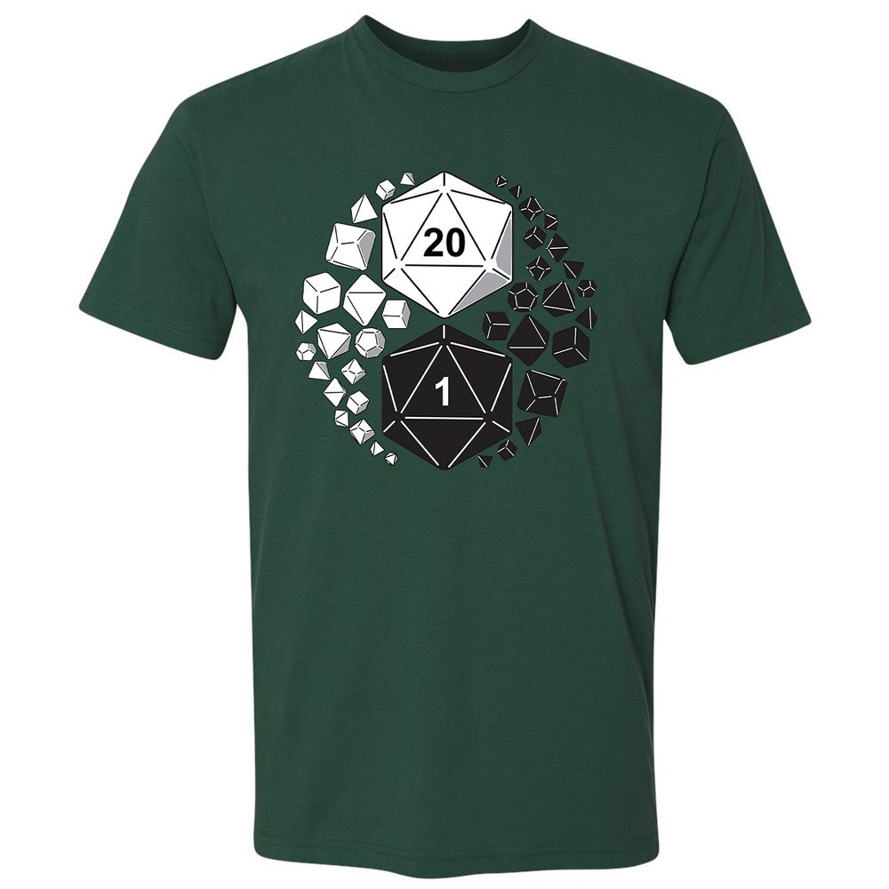 Gaming Yin Yang Premium Unisex T-Shirt - Forest Green - 13