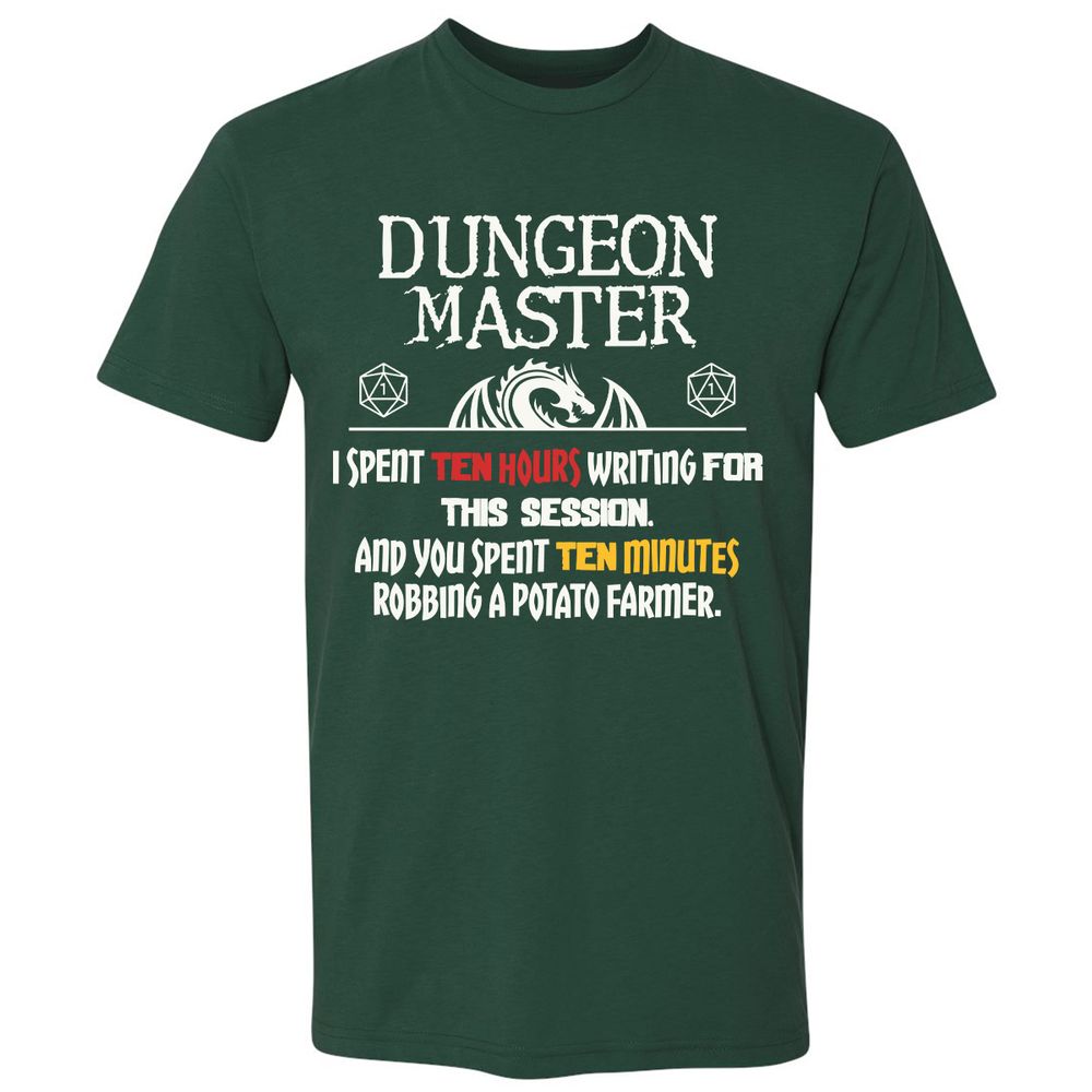Dungeon Master Chaos Meme Premium Unisex T-Shirt - Forest Green - 13