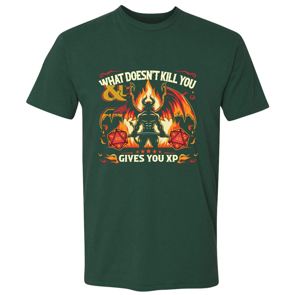 What Doesn’t Kill You Gives You XP - Forest Green - 13