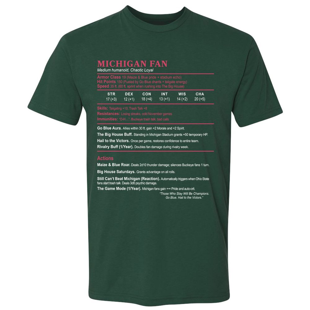 MICHIGAN FAN Premium Unisex T-Shirt - Forest Green - 13