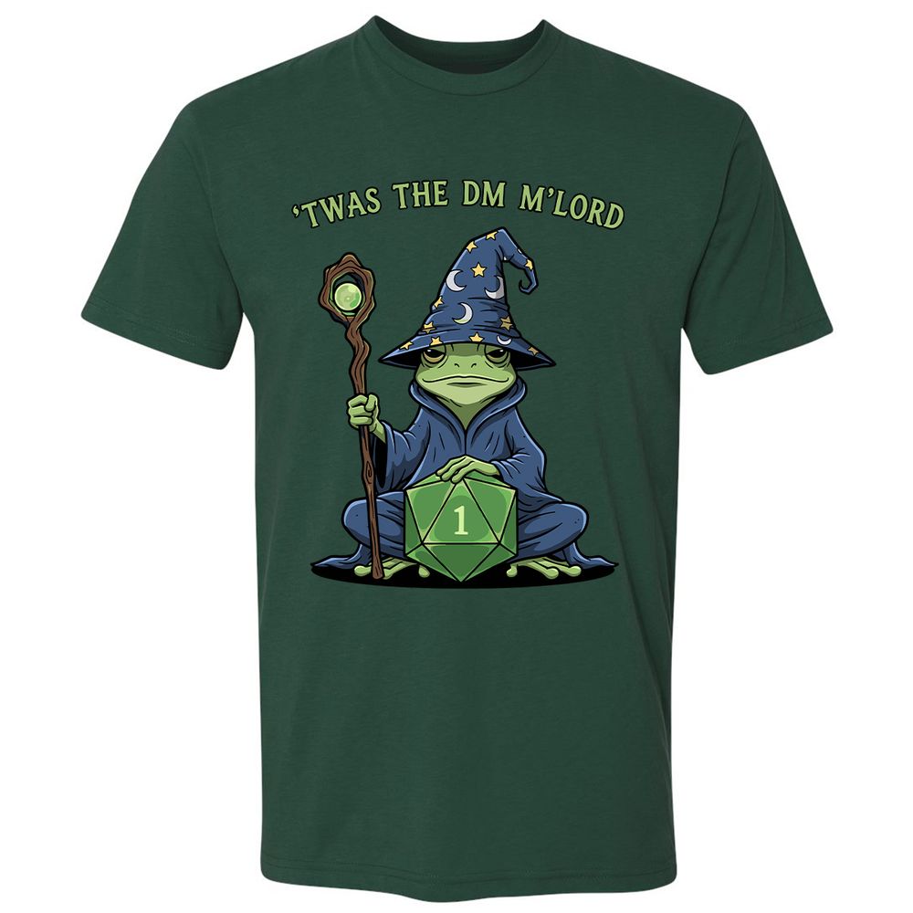 Twas the DM M’lord Premium Unisex T-Shirt - Forest Green - 13