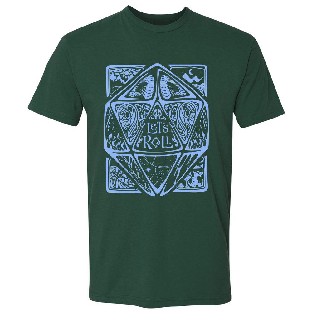 Let's Roll Premium Unisex T-Shirt - Forest Green - 13