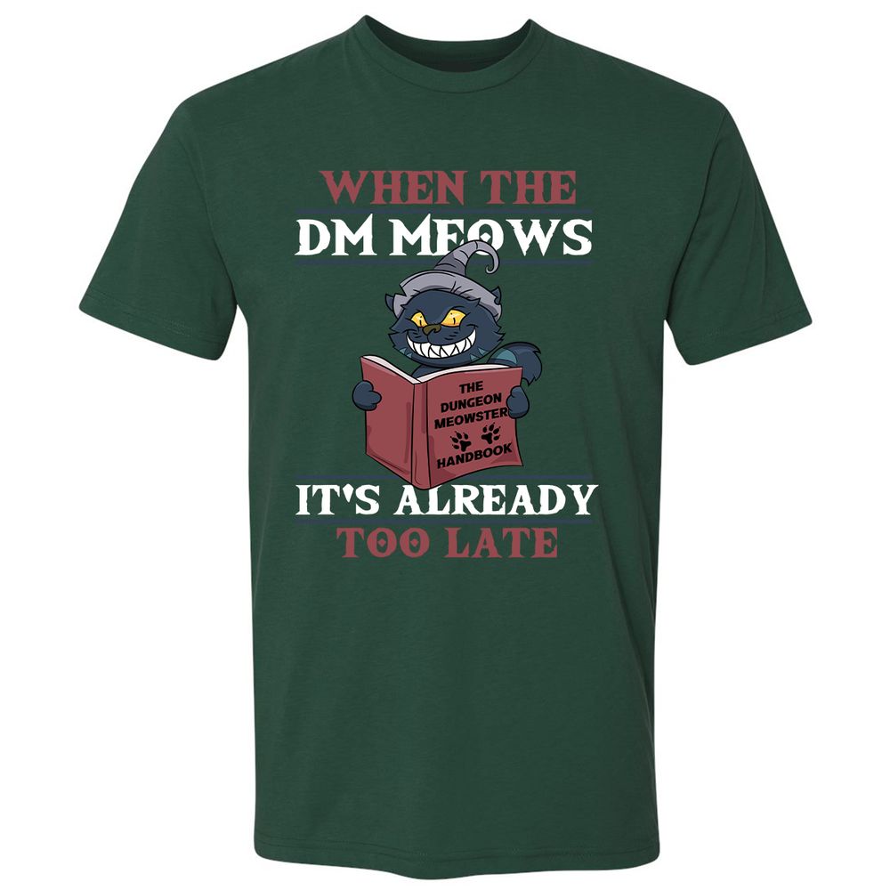 When The DM Meow Premium Unisex T-Shirt - Forest Green - 13