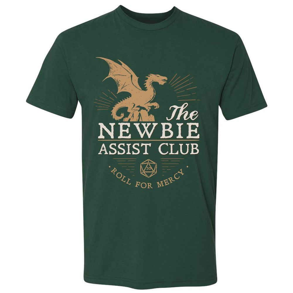 The Newbie Assist Club Premium Unisex T-Shirt - Forest Green - 13