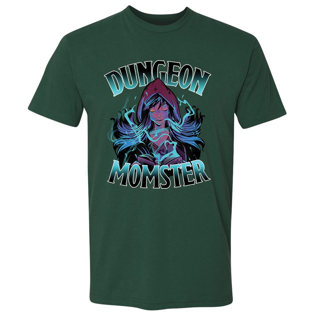 Dungeon Momster Premium Unisex T-Shirt - Forest Green - 13