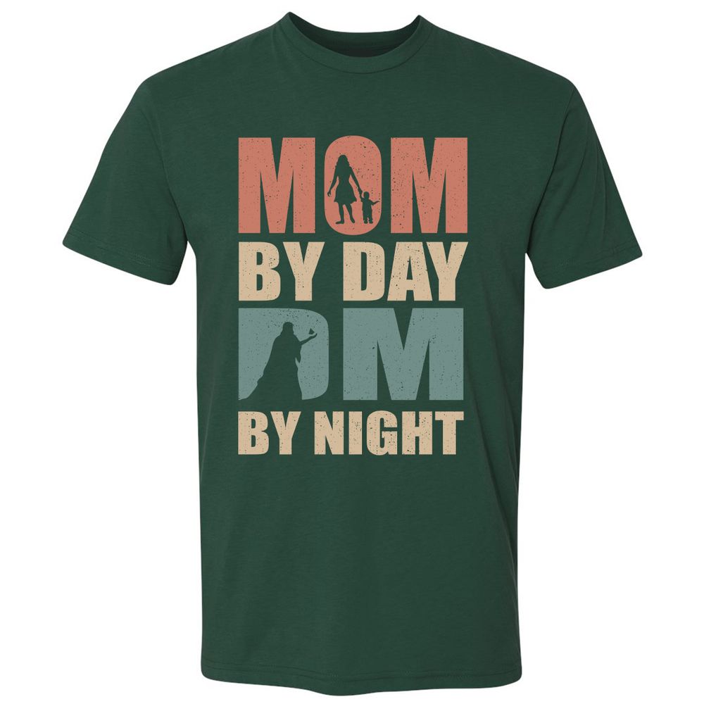 Mom By Day DM By Night Premium Unisex T-Shirt - Forest Green - 13