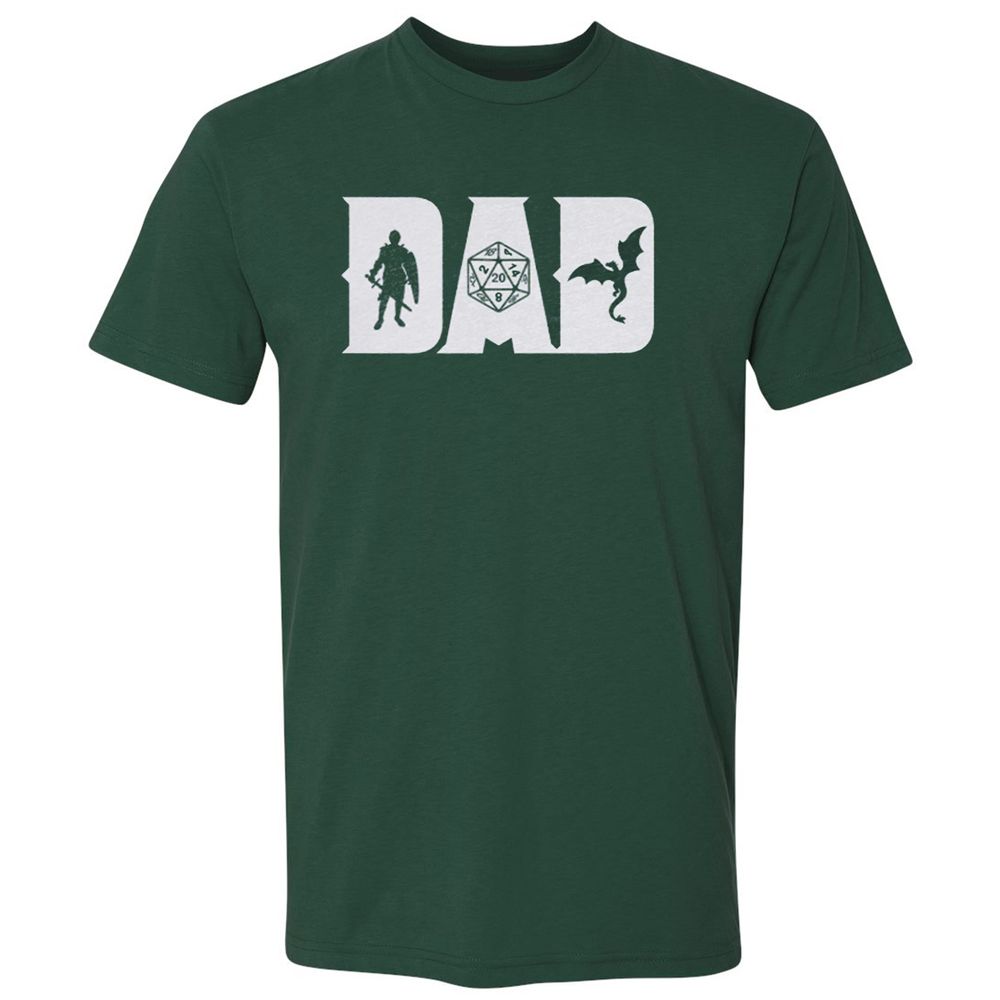 Dad Fathers Day Premium Unisex T-Shirt - Forest Green - 13