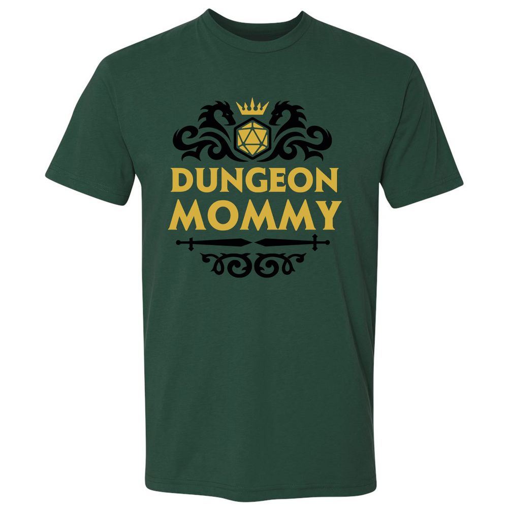 Dungeon Mommy Premium Unisex T-Shirt - Forest Green - 13