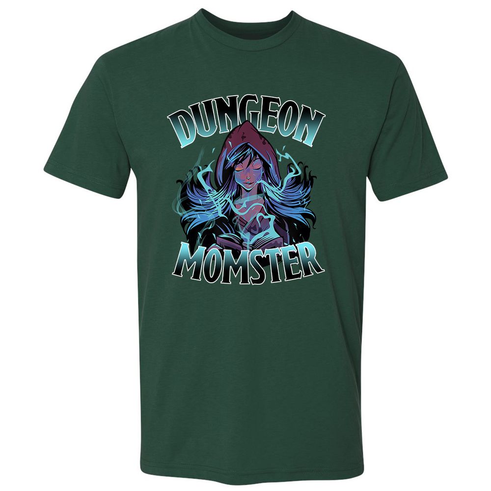 Dungeon Momster Premium Unisex T-Shirt - Forest Green - 13
