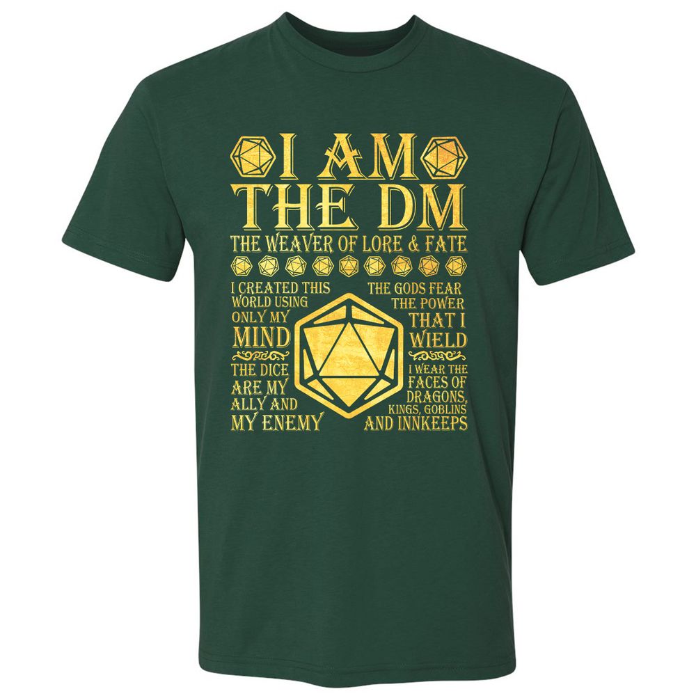 I Am The DM Premium Unisex T-Shirt - Forest Green - 13