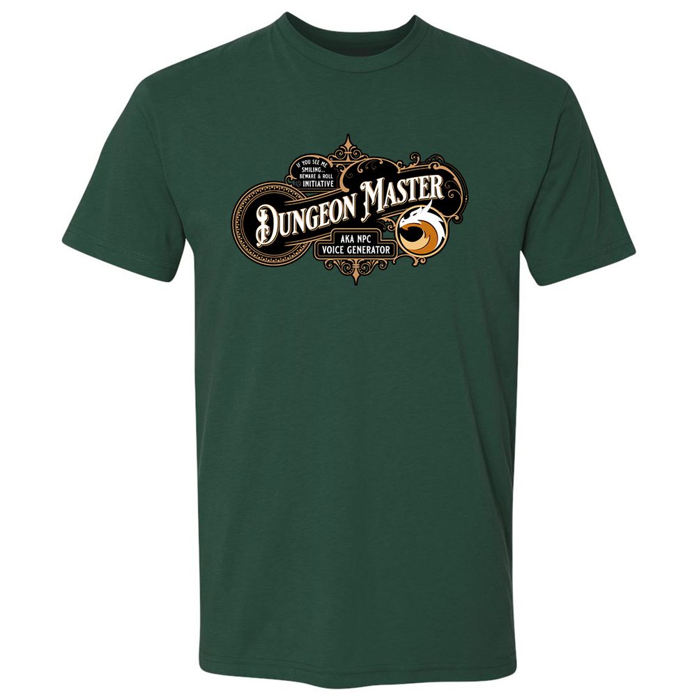 Dungeon Master Premium Unisex T-Shirt - Forest Green - 13