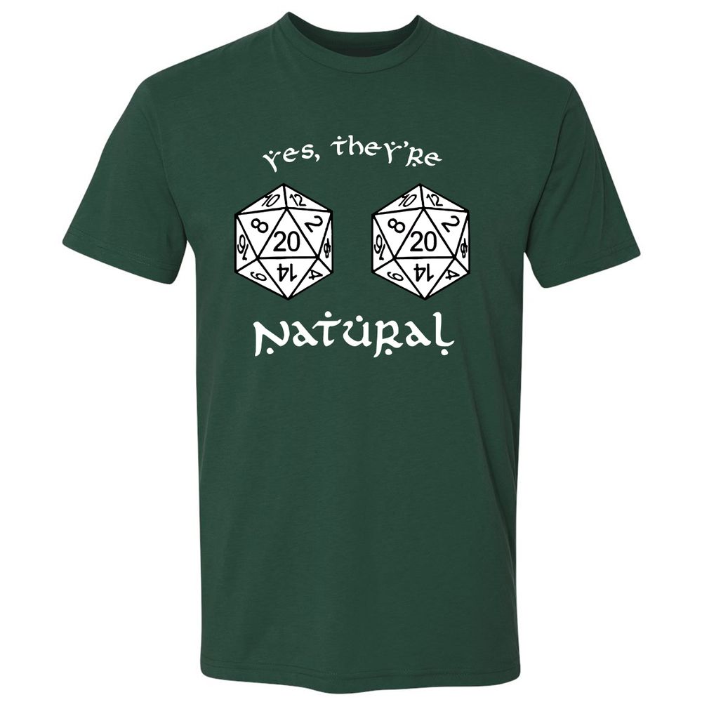 They Are Natural Premium Unisex T-Shirt - Forest Green - 13