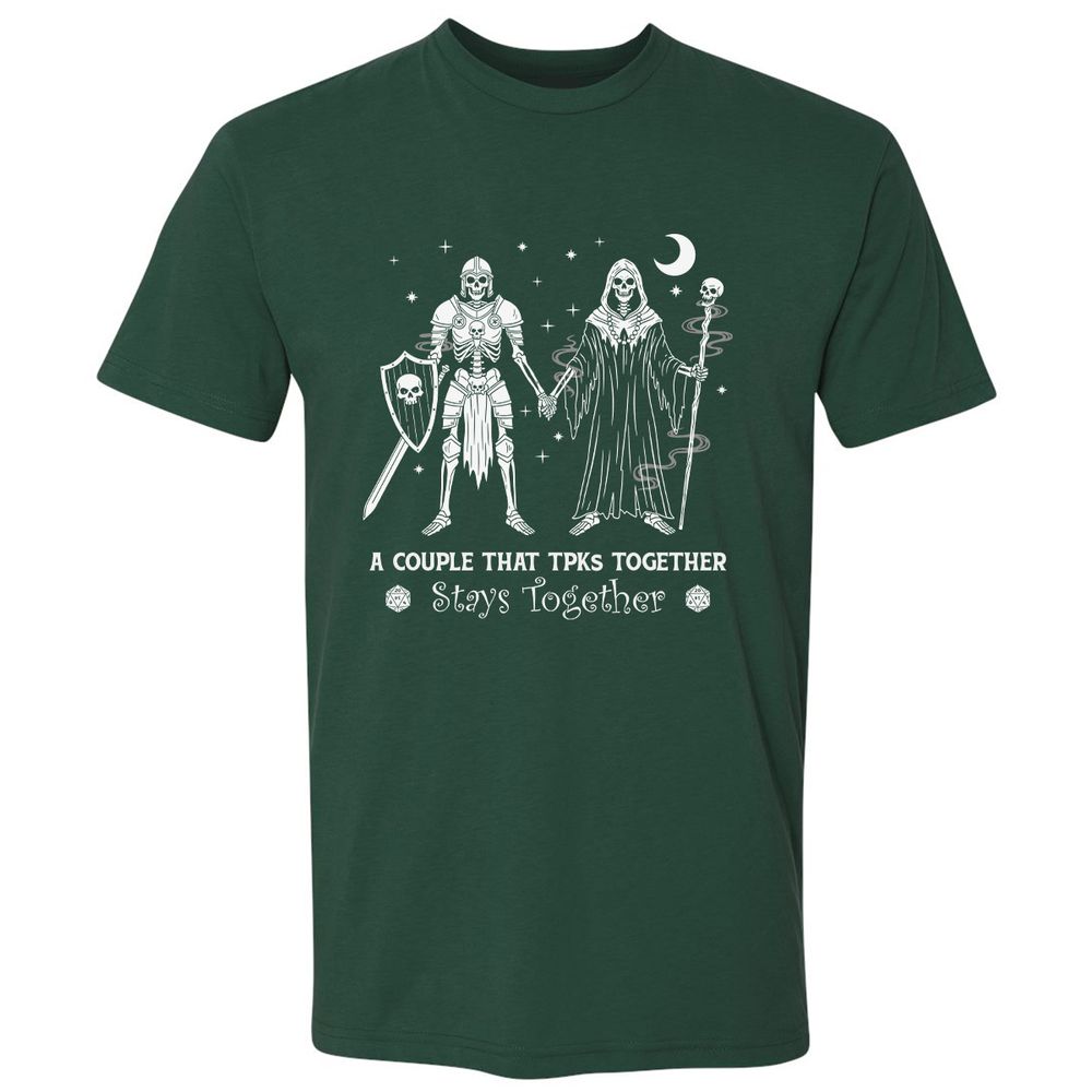TPK Love – Skeleton Couple - Forest Green - 13