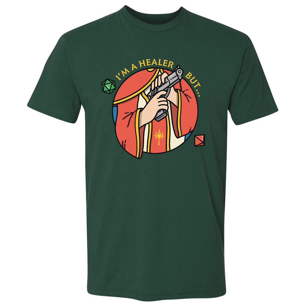 I'm A Healer But Premium Unisex T-Shirt - Forest Green - 13