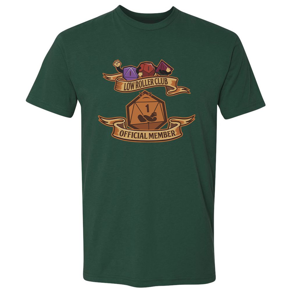 Low Roller Club Premium Unisex T-Shirt - Forest Green - 13