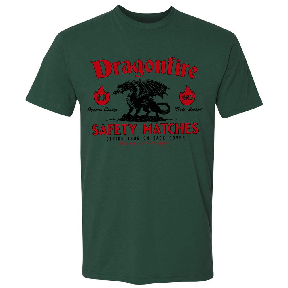 Dragonfire Premium Unisex T-Shirt - Forest Green - 13